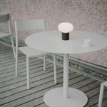 New Works - Bistrotisch May Light Grey 90