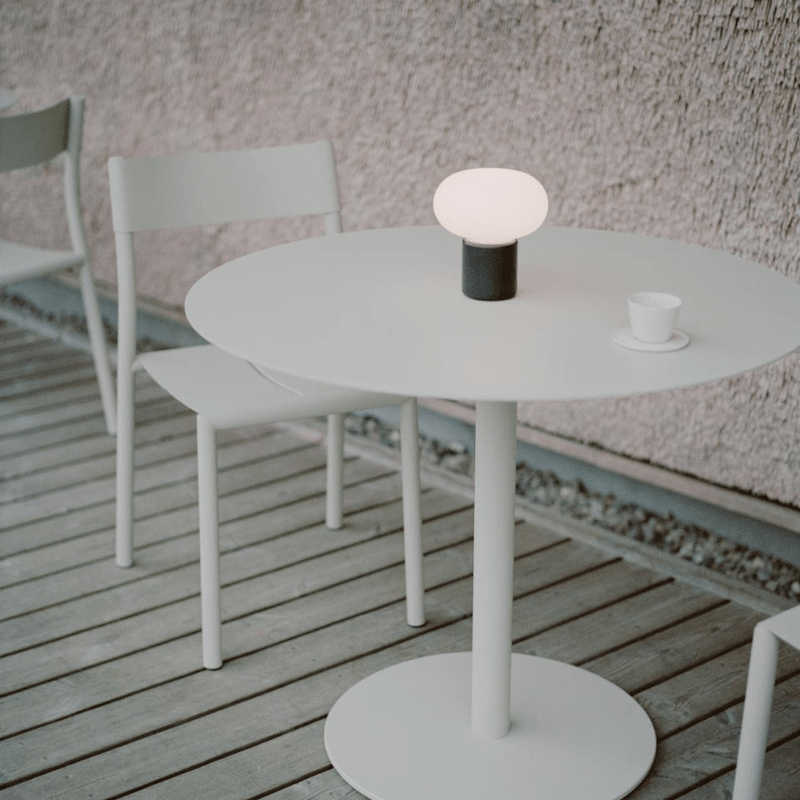 New Works - Bistrotisch May Light Grey 90