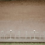 New Works - Bistrotisch May Light Grey 90