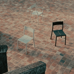 New Works - Stuhl May Light Grey