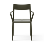 New Works - Stuhl mit Armlehne May Dark Green