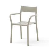 New Works - Stuhl mit Armlehne May Light Grey