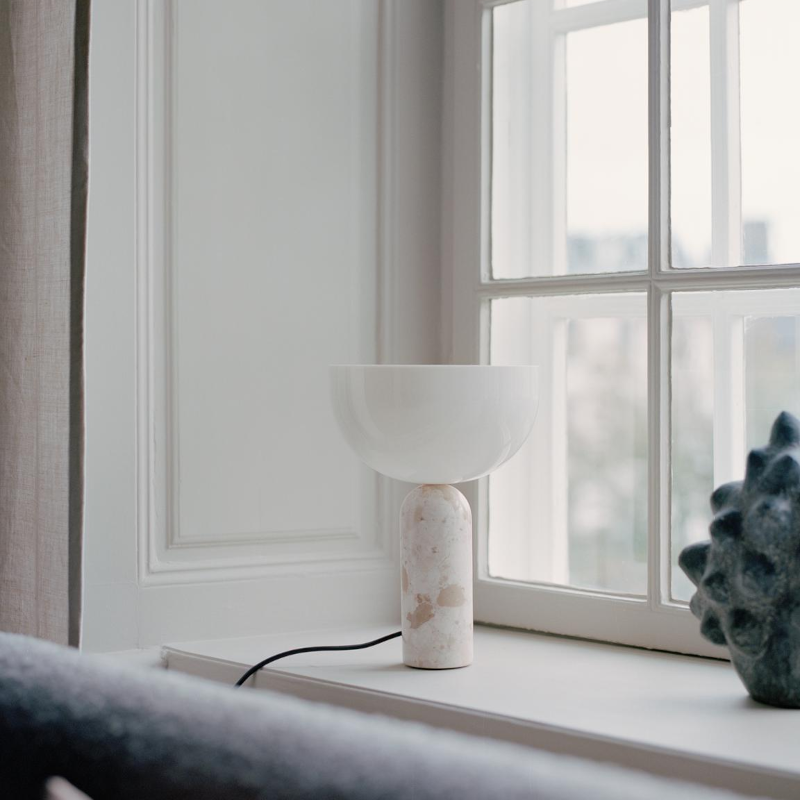 New Works - Tischleuchte Kizu Kunis Breccia Marble S