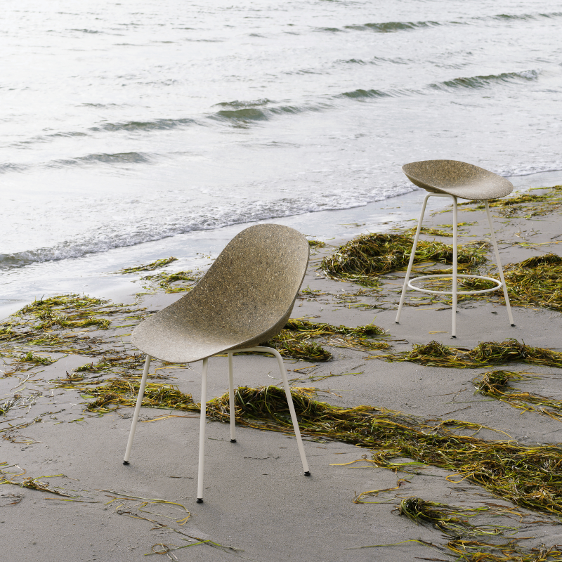Normann Copenhagen - Stuhl Mat seaweed/cream