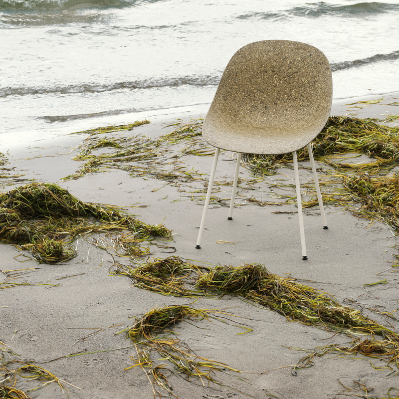 Normann Copenhagen - Stuhl Mat seaweed/cream