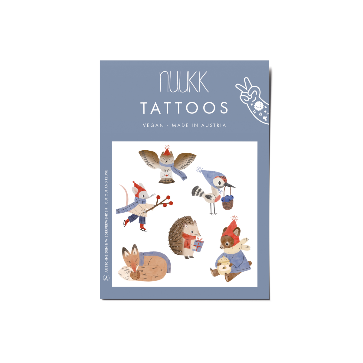 nuukk - Tattoos Waldtiere im Winter