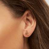 Ohrring – Banana gold von LULU Copenhagen