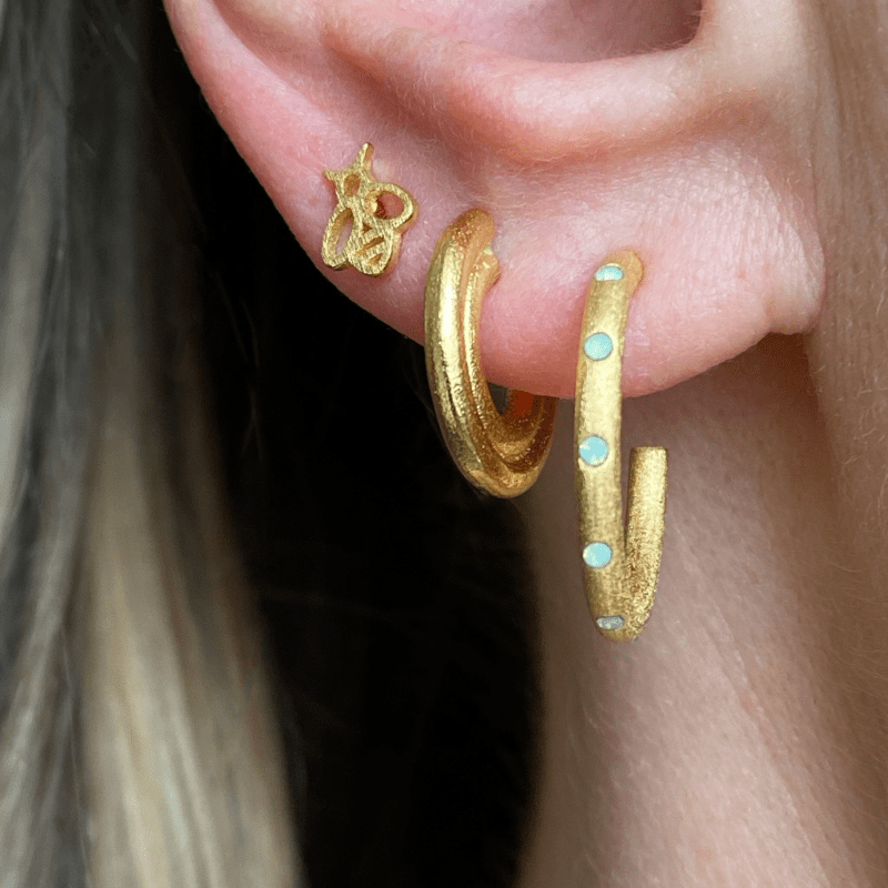 Ohrring - Bzzzz Gold von Lulu copenhagen