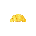 Ohrring - Croissant Gold von Lulu copenhagen