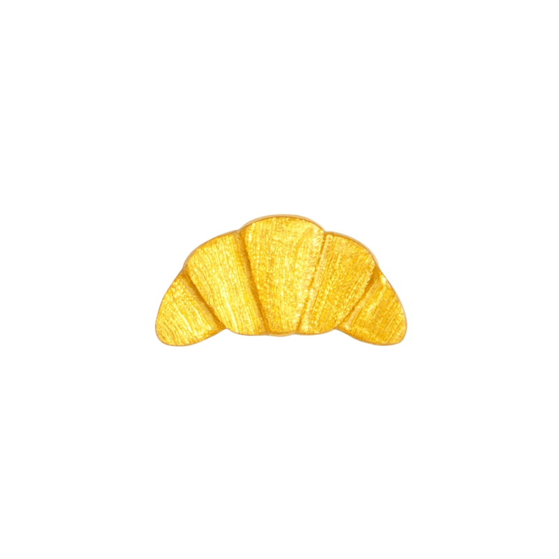 Ohrring - Croissant Gold von Lulu copenhagen