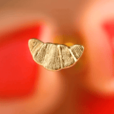Ohrring - Croissant Gold von Lulu copenhagen