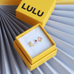 Ohrring - Croissant Gold von Lulu copenhagen