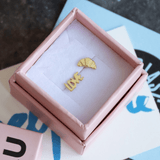 Ohrring - Croissant Gold von Lulu copenhagen