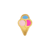 Ohrring - Ice cone Gold von Lulu copenhagen