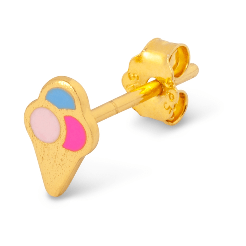 Ohrring - Ice cone Gold von Lulu copenhagen