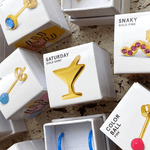 Ohrring - Saturday gold von LULU Copenhagen