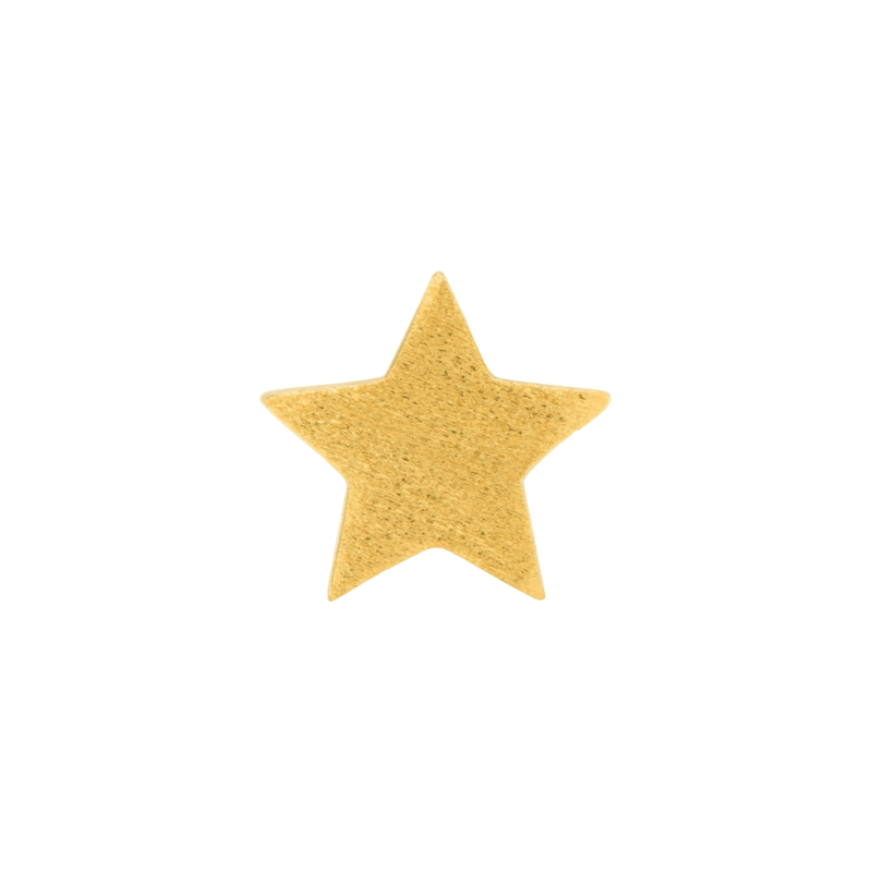 Ohrring - Star gold von LULU Copenhagen