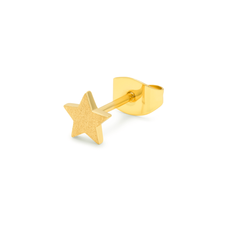 Ohrring - Star gold von LULU Copenhagen