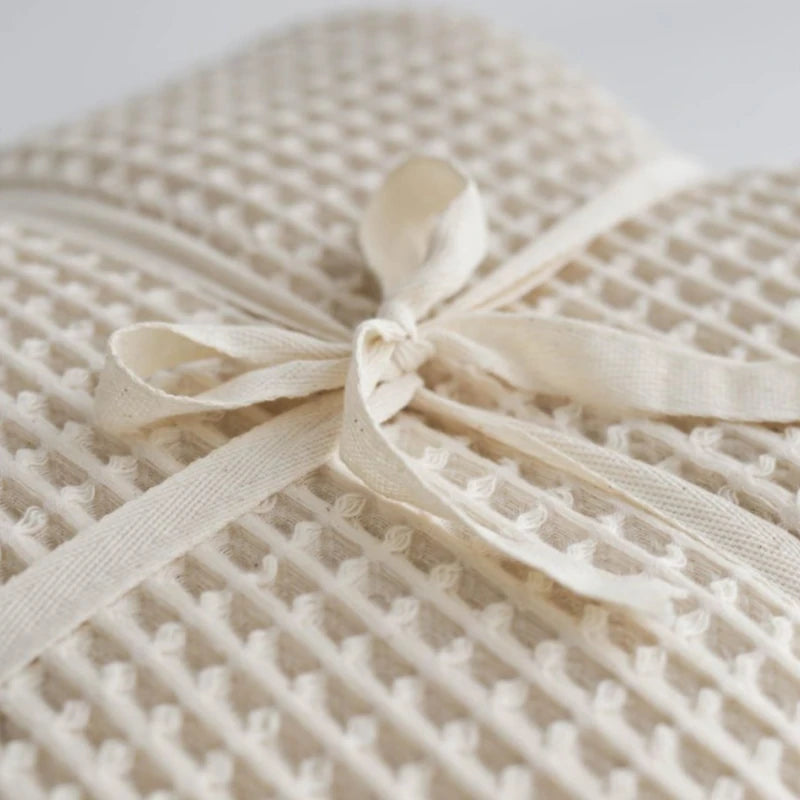 ooh noo - Bettüberwurf Waffle Cotton Natur