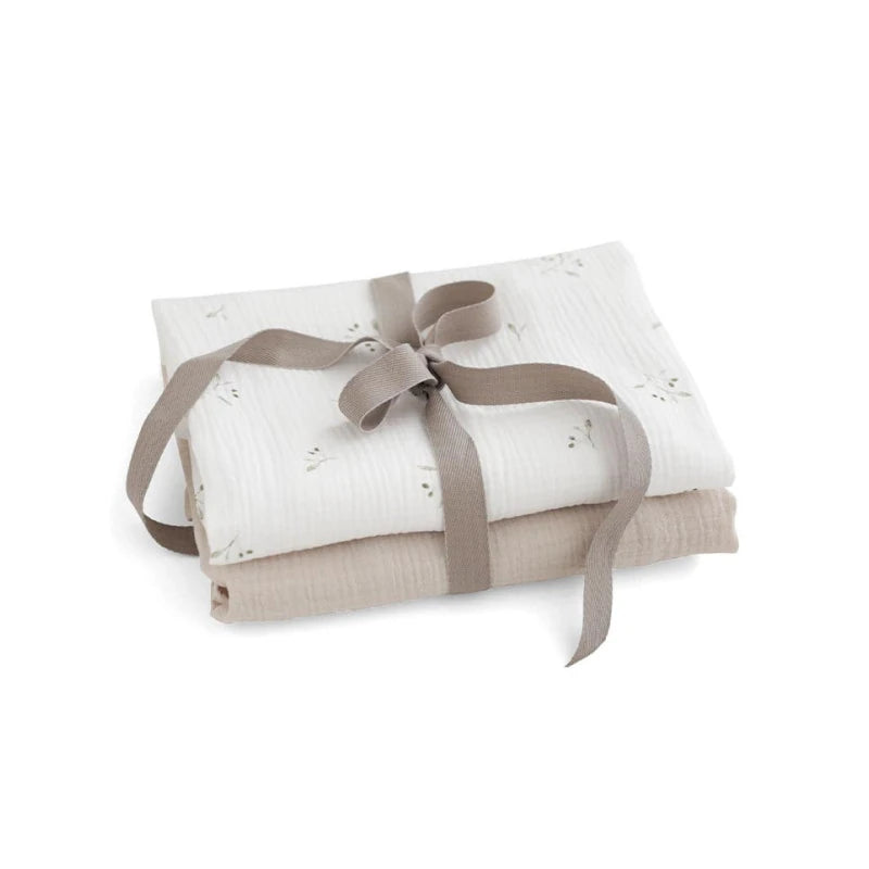 ooh noo - Muslin Sahara/Olive Tree 2er Set
