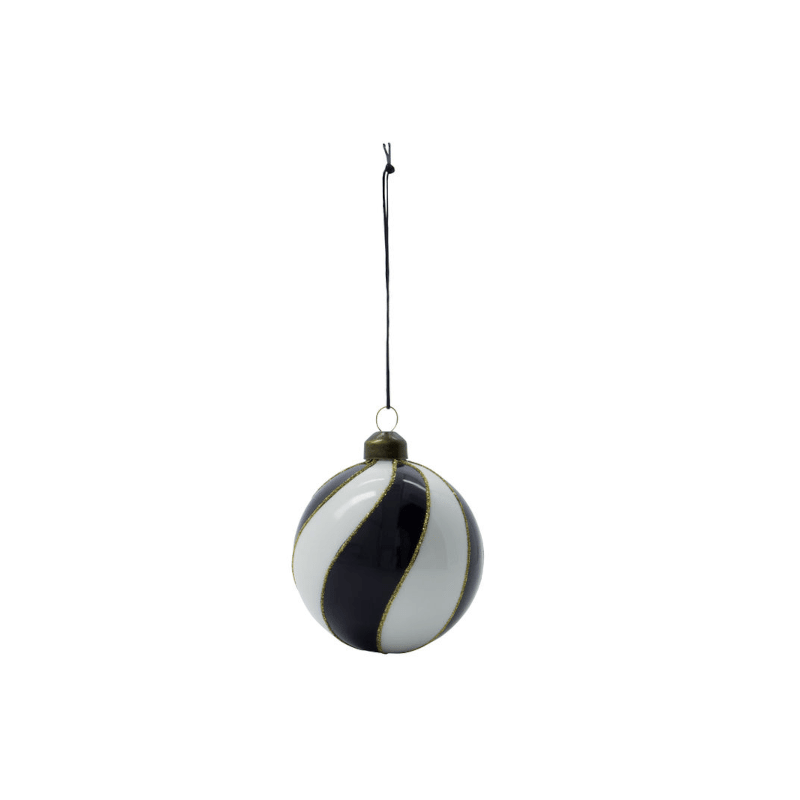 Ornament - Coil Schwarz/Weiss von House Doctor