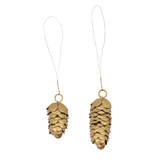 Ornament - Cone gold 2er Set von House Doctor