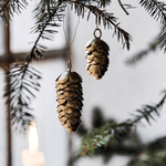Ornament - Cone gold 2er Set von House Doctor
