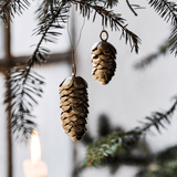 Ornament - Cone gold 2er Set von House Doctor