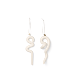 Ornament – Doodle off-white 2er Set von Ferm Living