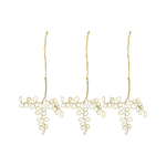 Ornament - Pearl gold 3er Set von House Doctor