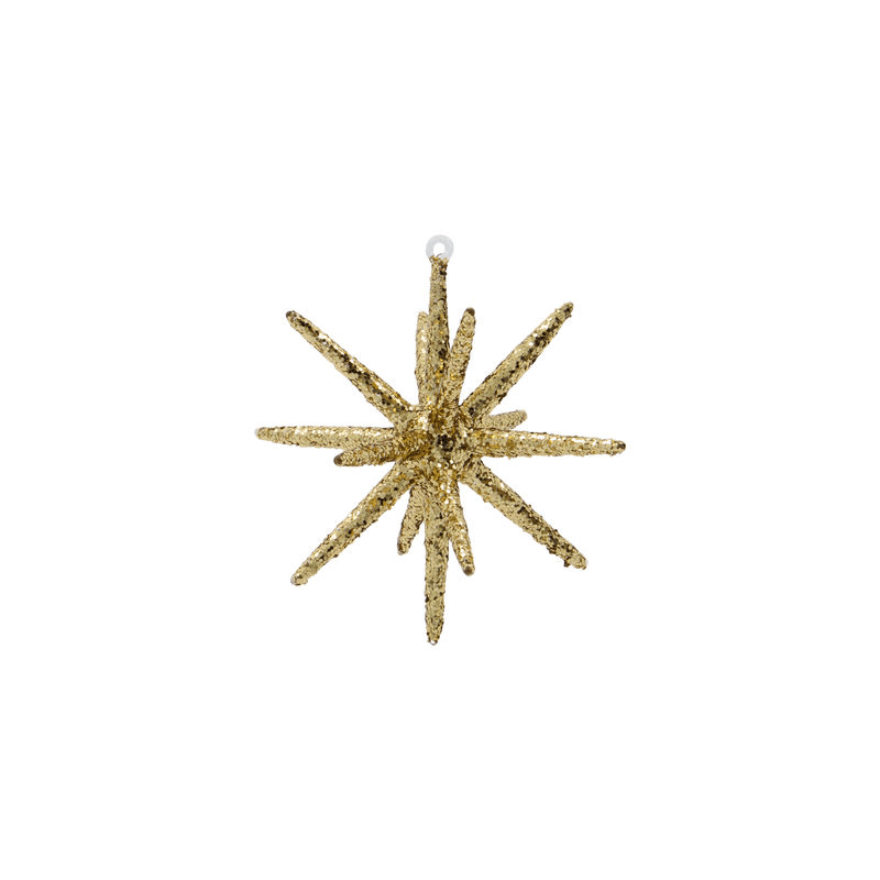 Ornament - Spike braun/Glitzer L von House Doctor
