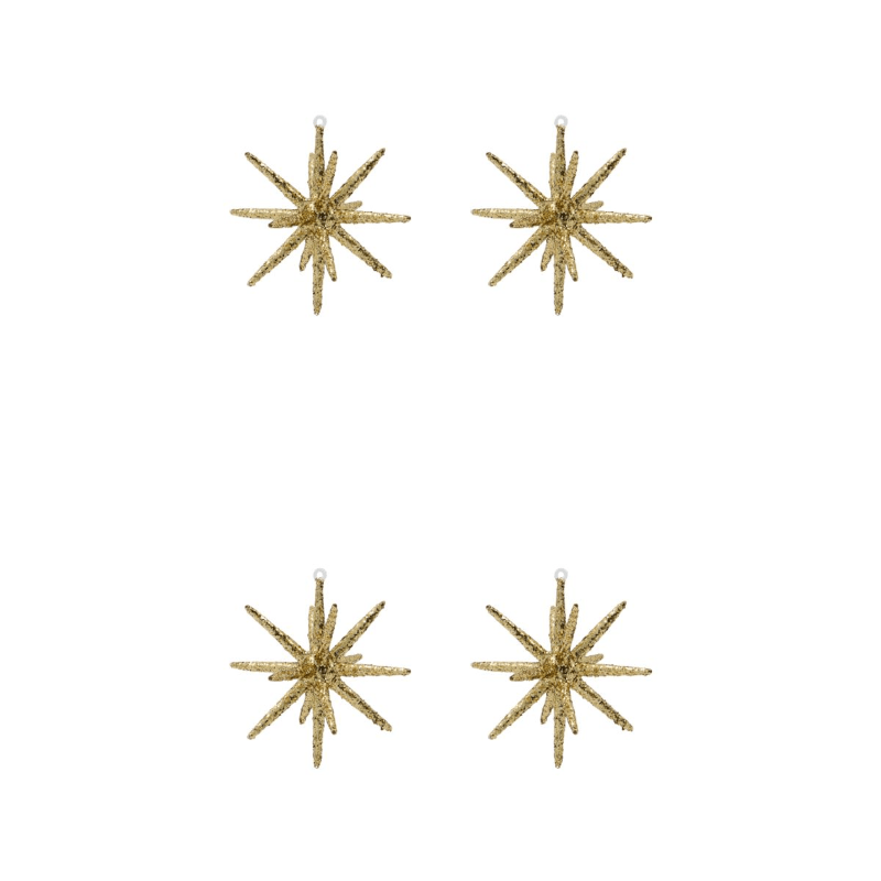 Ornament - Spike braun/Glitzer L von House Doctor