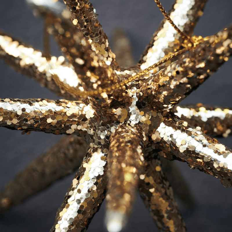 Ornament - Spike braun/Glitzer L von House Doctor