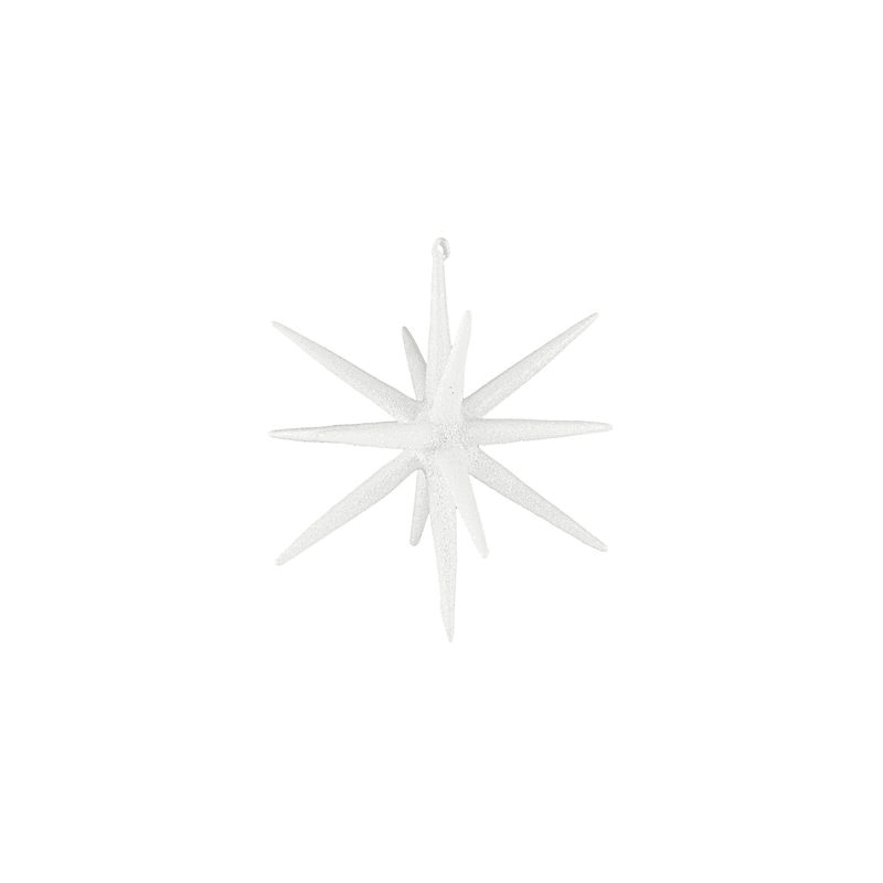 Ornament - Spike weiss/funkeln L von House Doctor