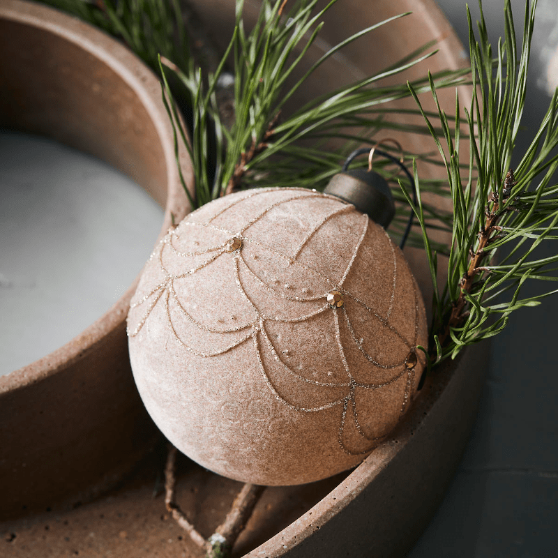 Ornament - Velour sand L von House Doctor
