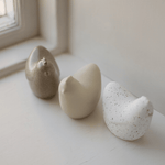 Osterdeko - Mini Hen white dot von dbkd