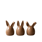 Osterdeko - Triplets shiny nougat 3er Set von dbkd