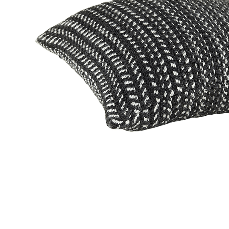 Outdoorkissen - SASKATOON ecru/schwarz
