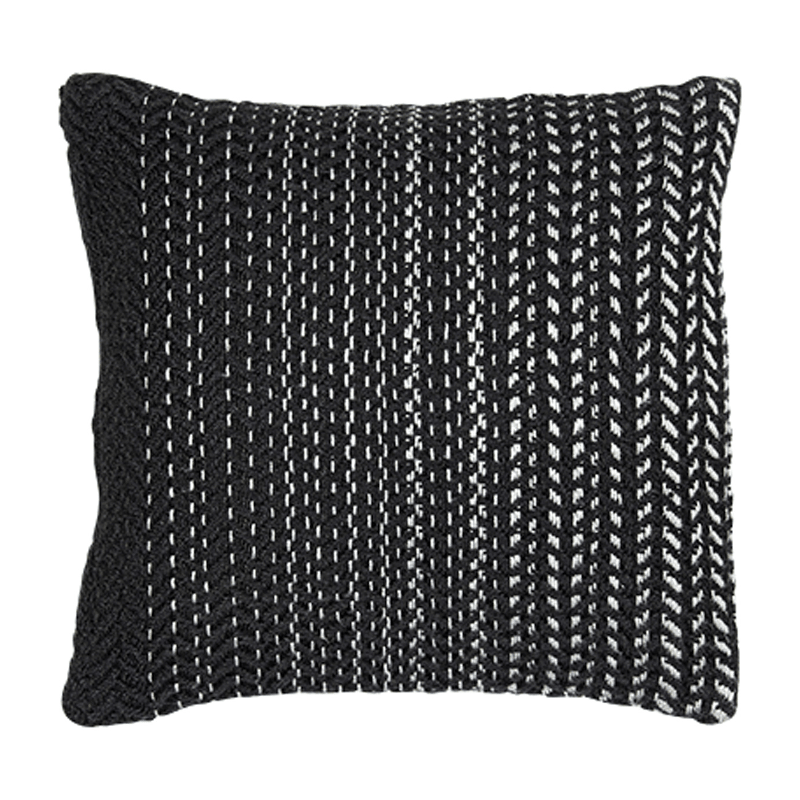 Outdoorkissen - SASKATOON ecru/schwarz