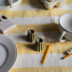 OVO Things - Kerzenhalter Porzellan Canele Melange Green