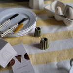 OVO Things - Kerzenhalter Porzellan Canele Melange Green