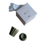 OVO Things - Kerzenhalter Porzellan Canele Melange Green