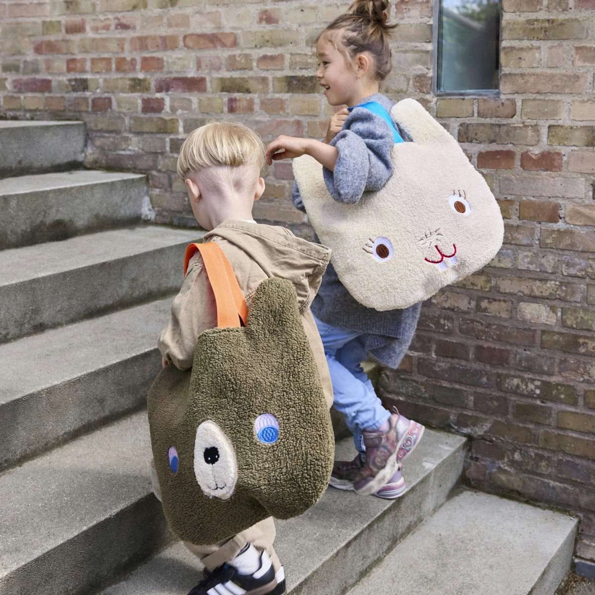 OYOY - Tasche Tote Bag Darling Rabbit clay/blue

