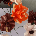 Papierblume - Daisy bordeaux von Studio About