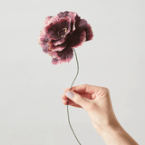 Papierblume - Peony aubergine von Studio About