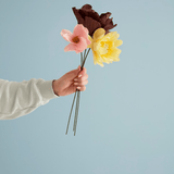 Papierblume - Rhapsody rose brown von Studio About
