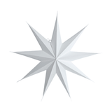 Papierstern – 9 Point weiss M von House Doctor