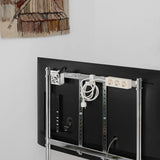Pedestal - TV Ständer Moon Rollin Chrom