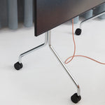 Pedestal - TV Ständer Moon Rollin Chrom