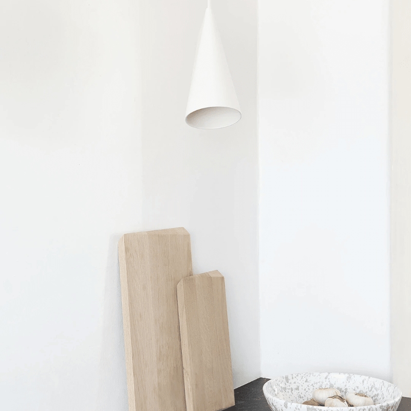 Pendelleuchte - Narrow Ceramic White von Moebe